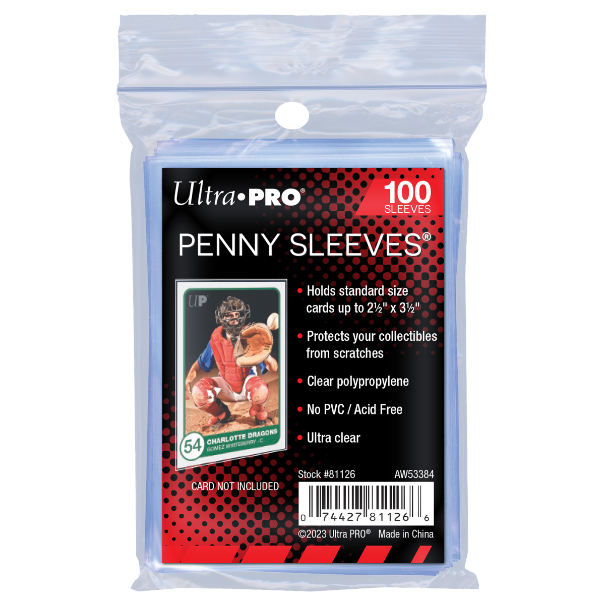 Ultra PRO Soft Card Sleeves (penny sleeves)